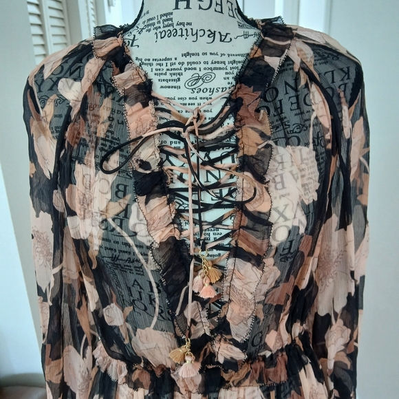 ZIMMERMANN Concert lace-up floral-print‎ dress - Picture 4 of 13